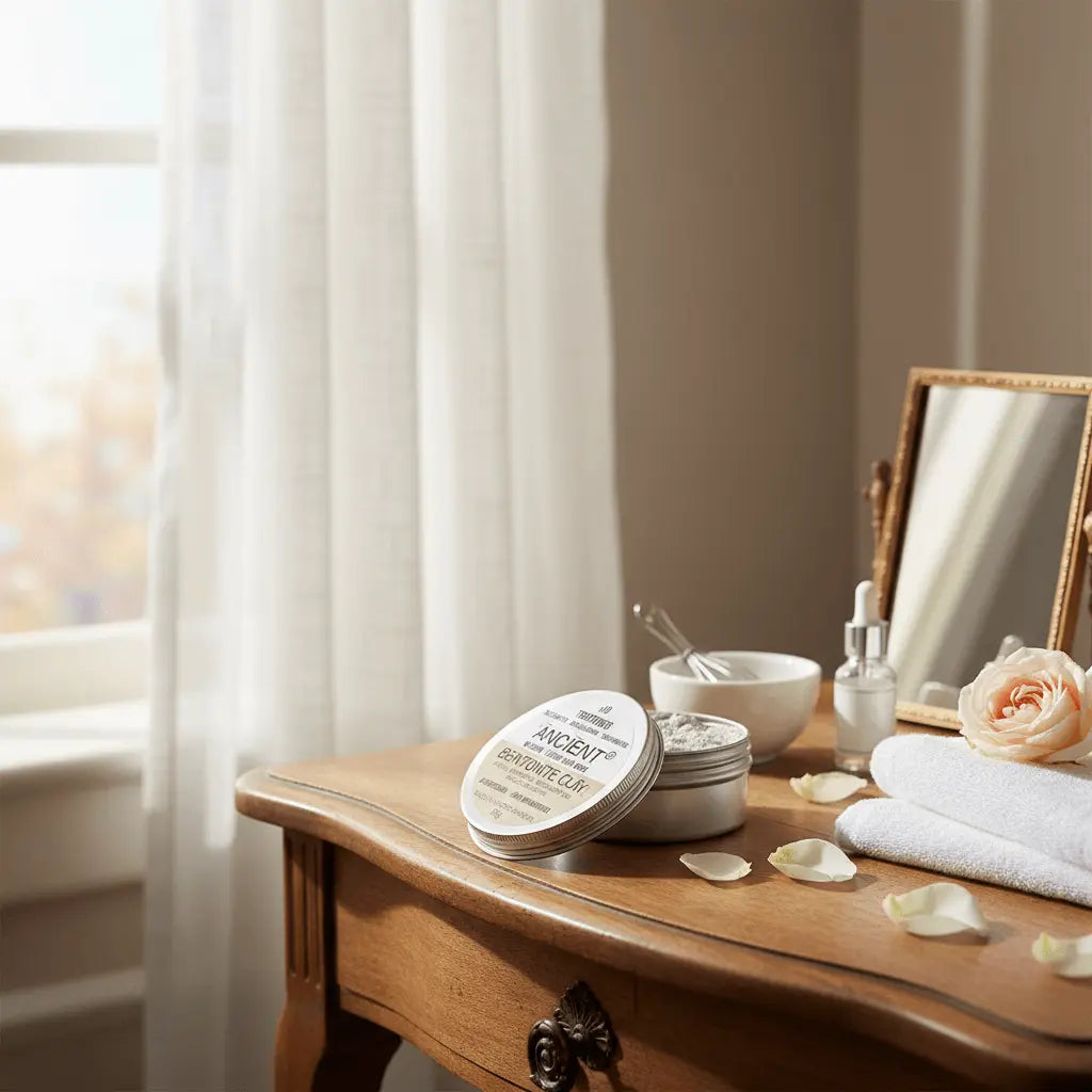 MyZenvita Mascarilla Facial Arcilla Bentonita 80g - Trata Acné Pieles Normales - Health & Beauty > Personal Care > Cosmetics > Skin Care > Skin Care Masks & Peels Mascarillas Faciales de Arcilla