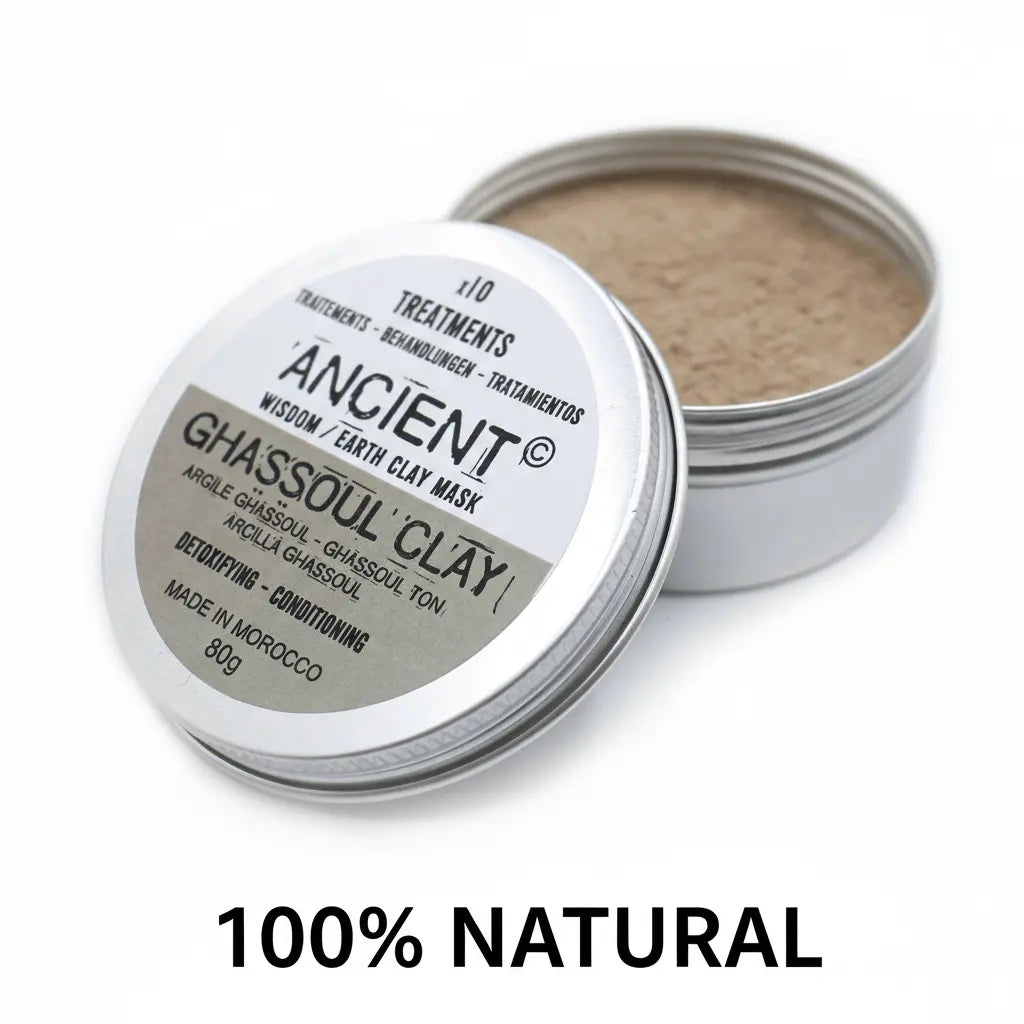 MyZenvita Mascarilla Facial Arcilla Marrón Ghassoul 80g - Limpia Alisa Calma - Health & Beauty > Personal Care > Cosmetics > Skin Care > Skin Care Masks & Peels Mascarillas Faciales de Arcilla