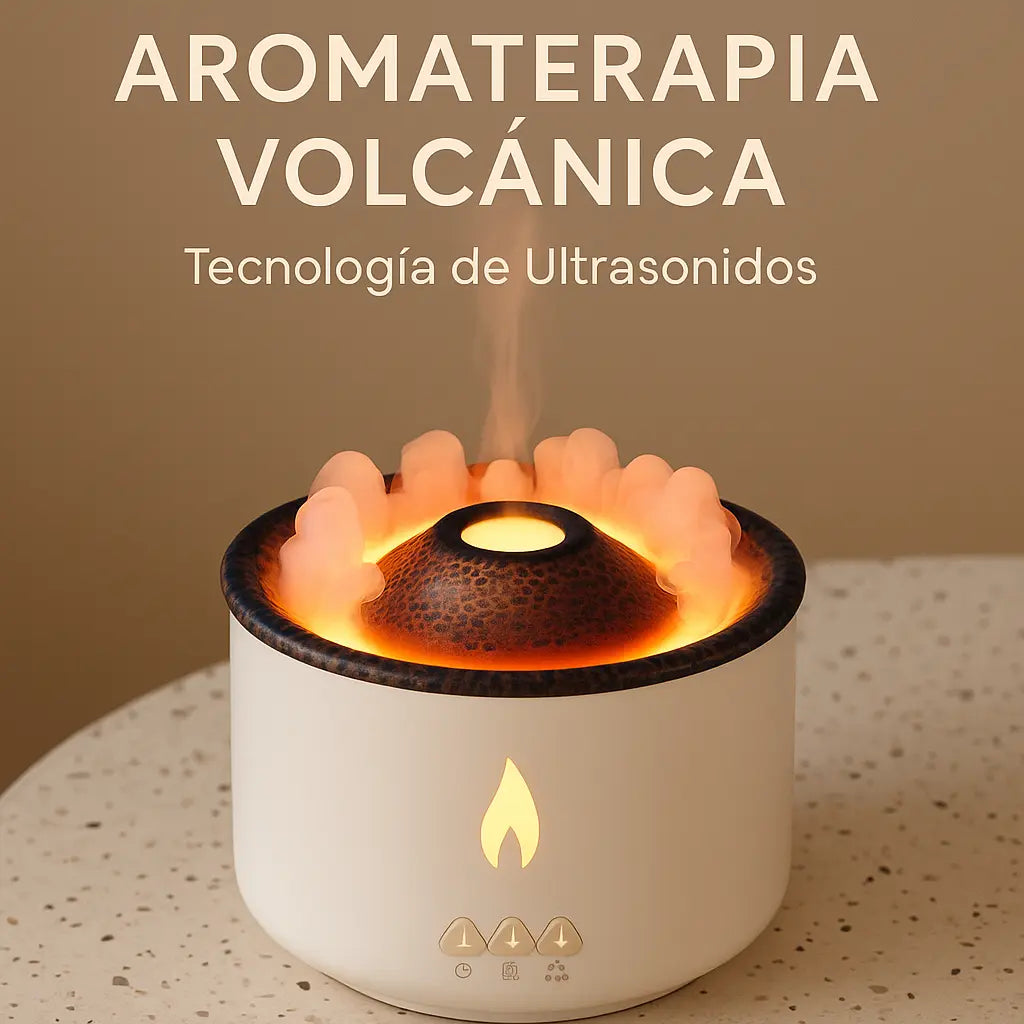 Aromaterapia volcánica con tecnología