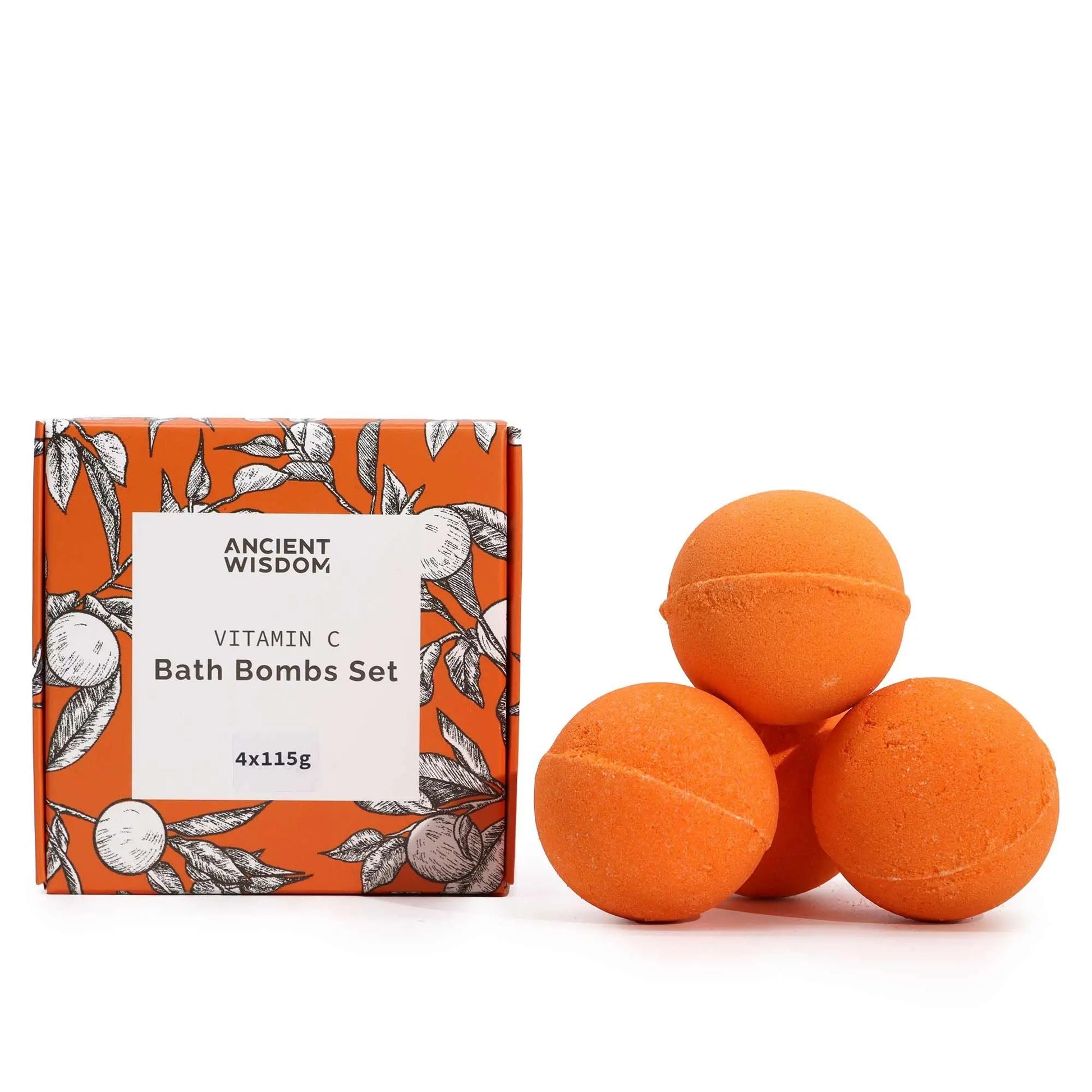 Bombas De Baño Vitamina C Set De 4 Aromaterapia Para Spa En Casa MyZenvita