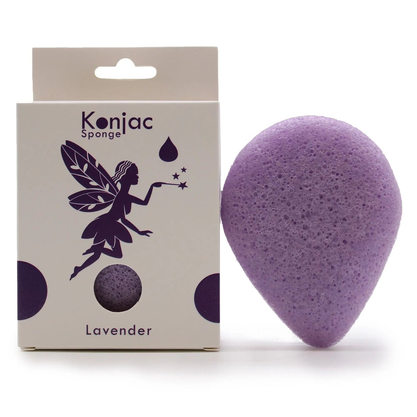 Esponja Facial Konjac con Lavanda - Limpieza Calmante MyZenvita