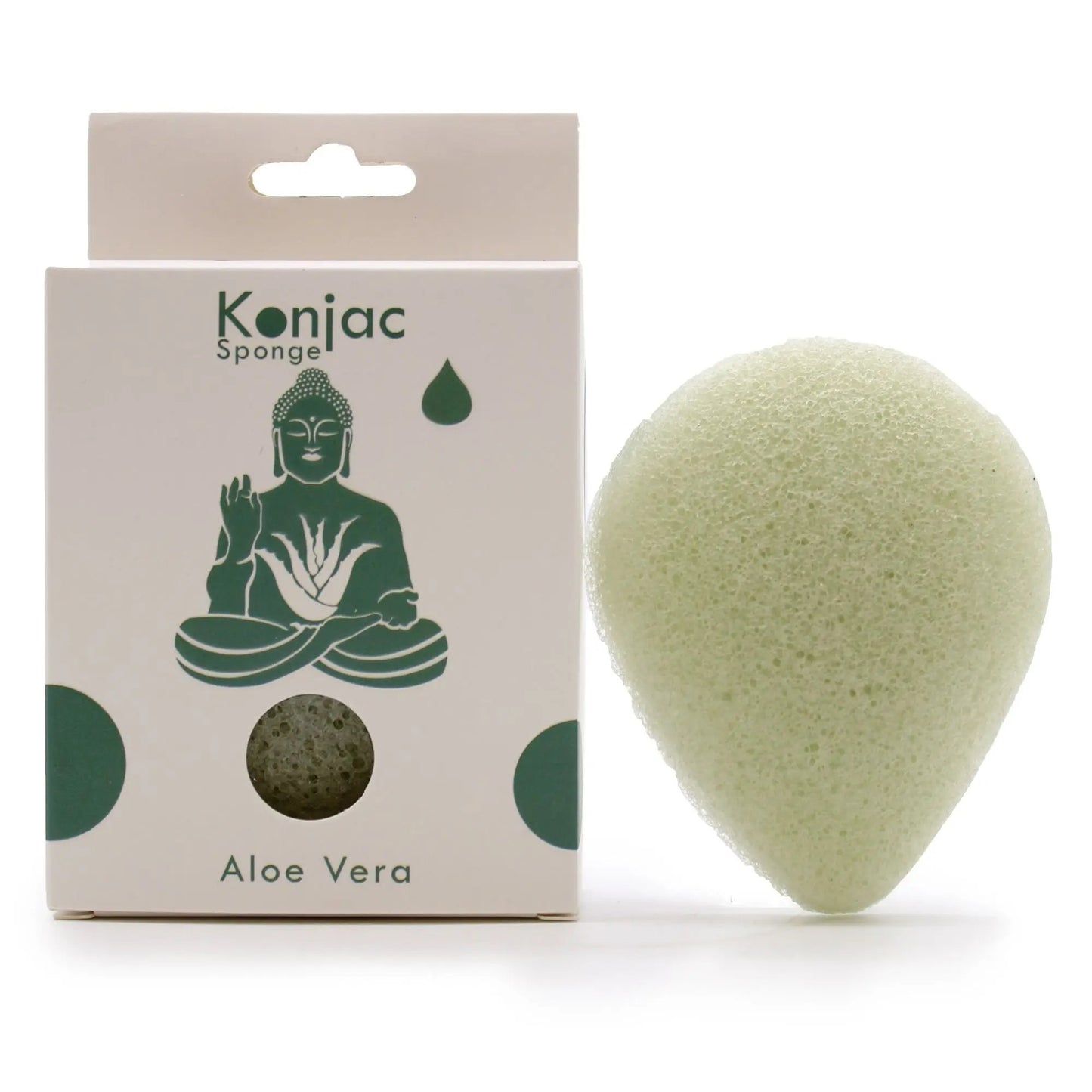 Esponja Facial Konjac con Aloe Vera - Limpieza Natural Cicatrizante MyZenvita