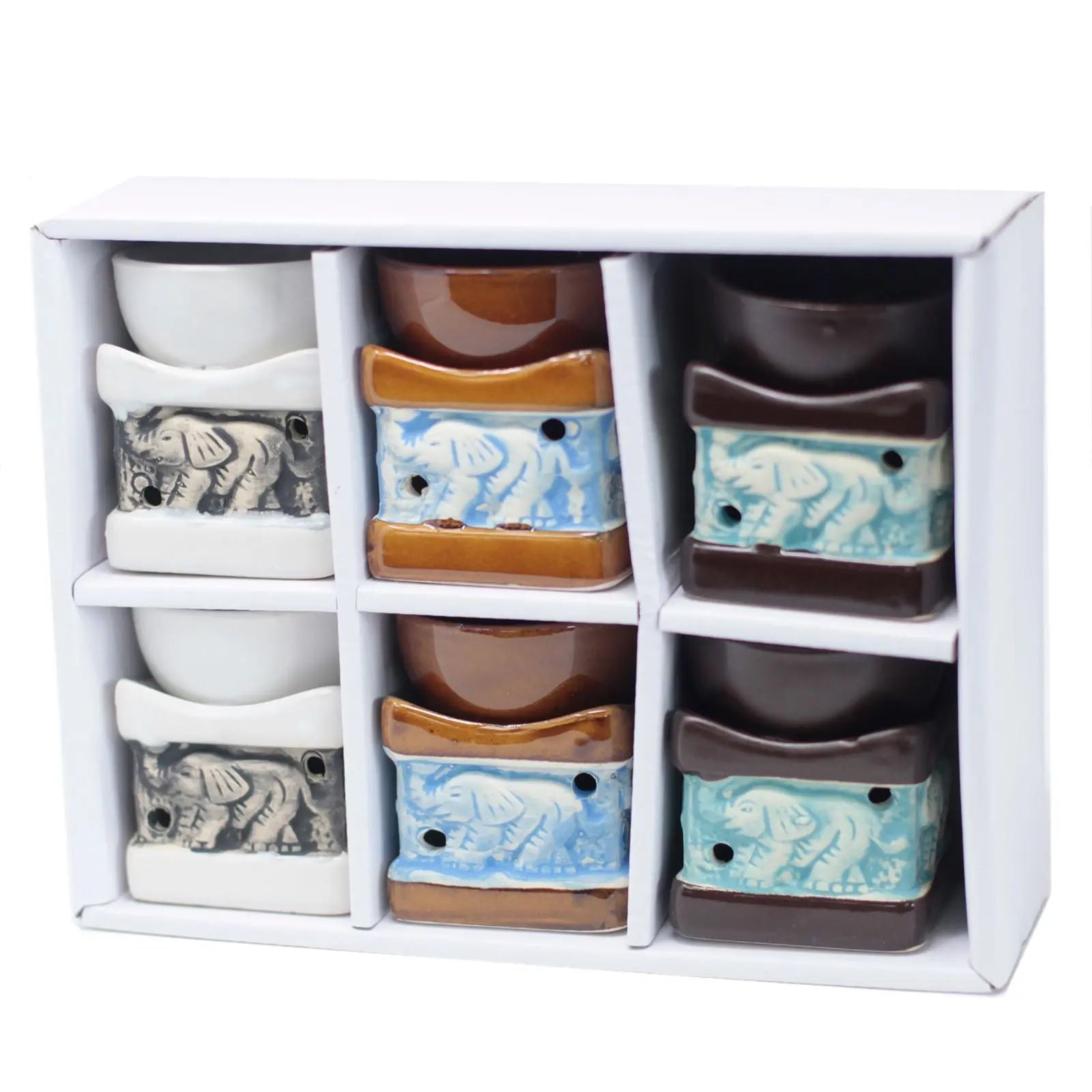 Quemador Rústico Clásico - Elefante (Blanco) MyZenvita