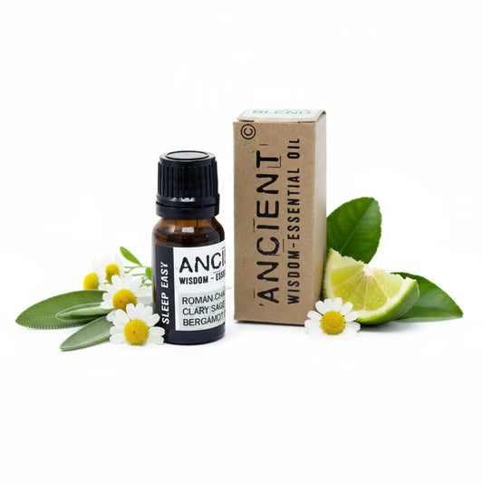 Con manzanilla, salvia, bergamota y caja - fondo blanco