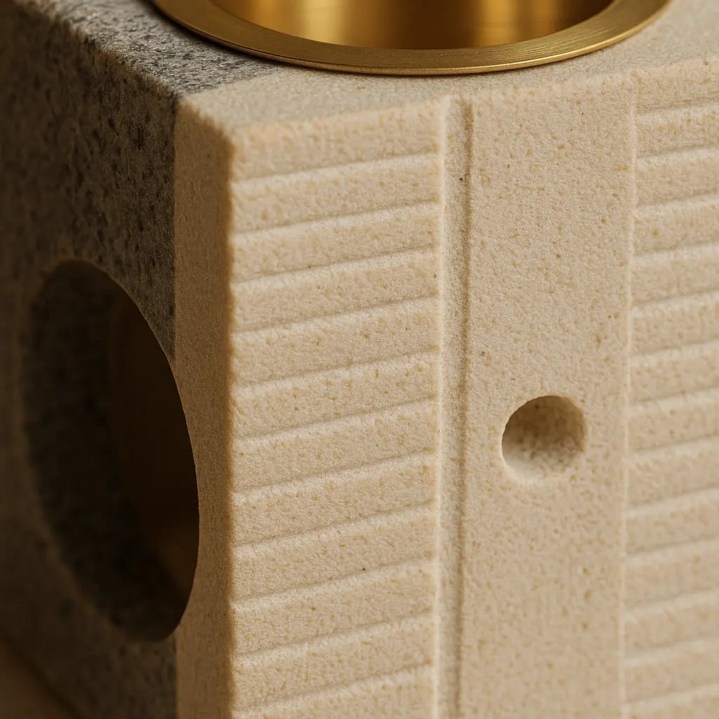 Detalle macro artesanal