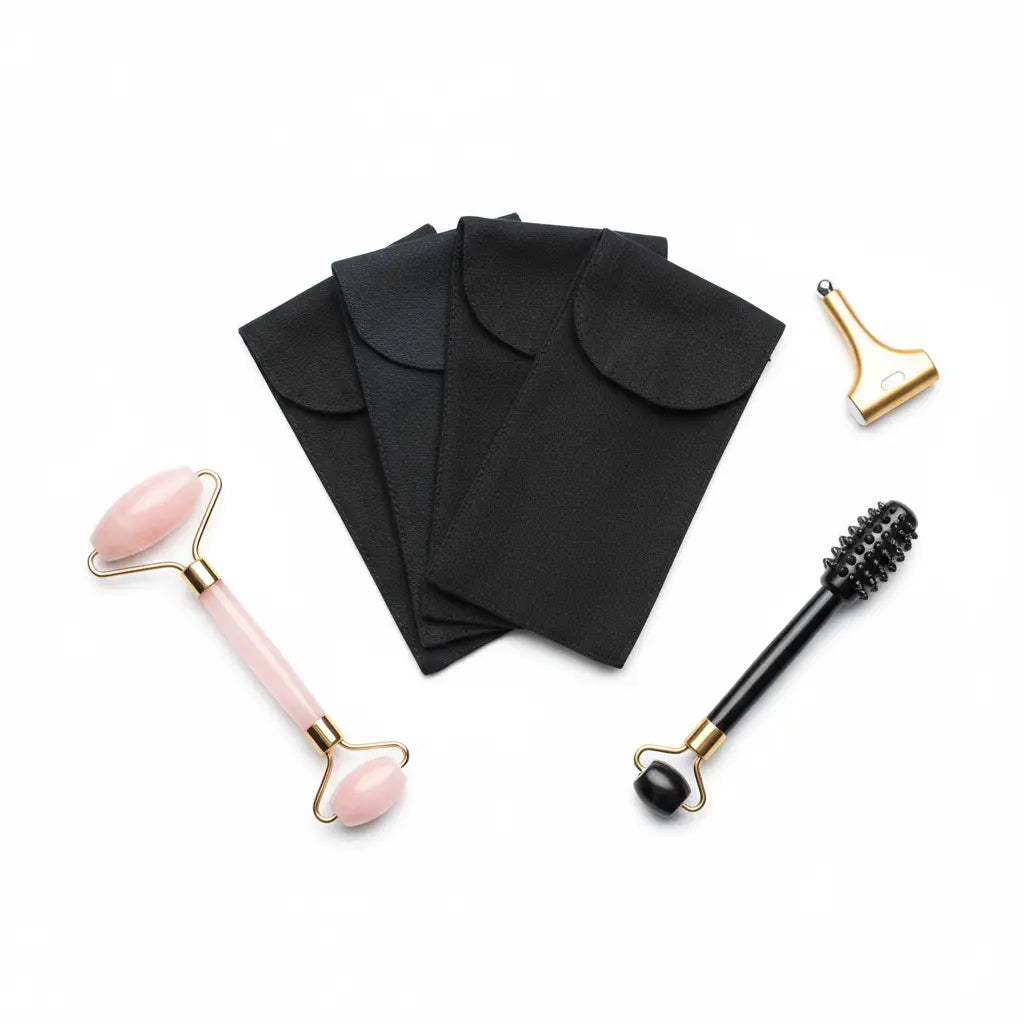 Flat lay con rodillos