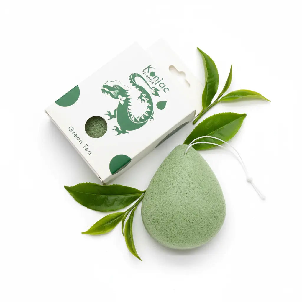 Flat lay con té verde