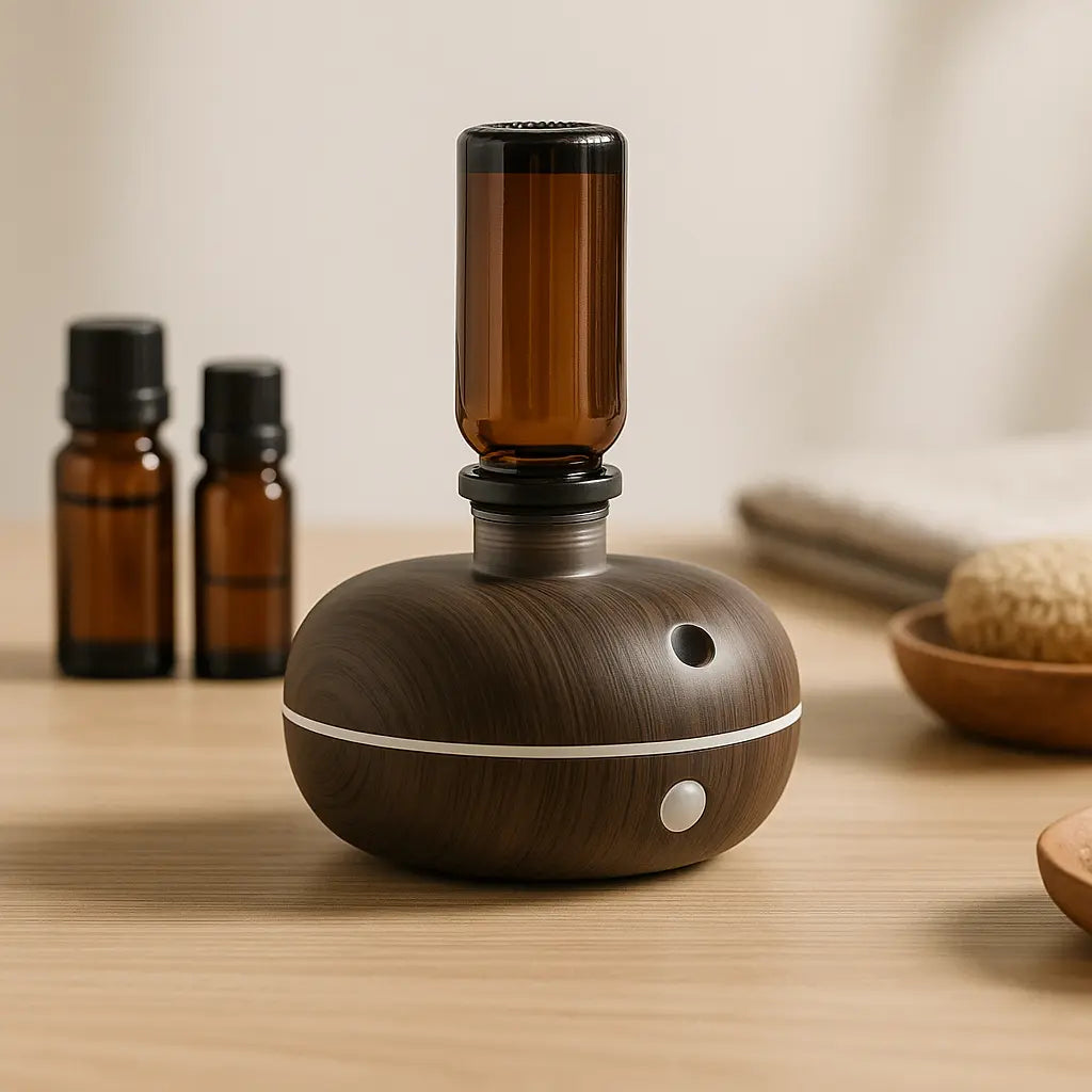 Mini nebulizador en escritorio