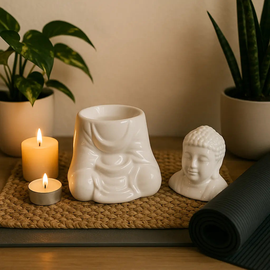 Quemador en rincón de meditación