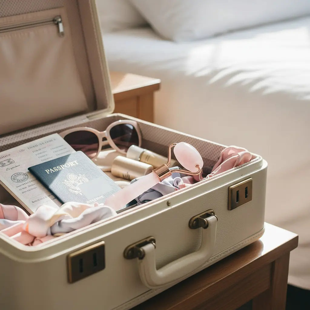 Travel lifestyle suitcase
